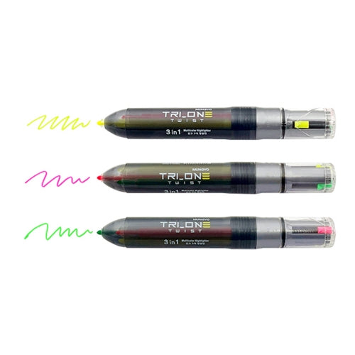 Mungyo Trion Twist 3-in-1 highlighter Pen