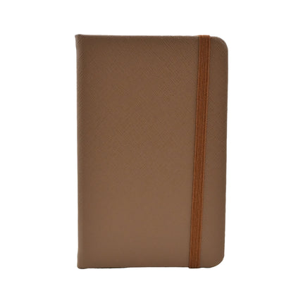 Hard Cover Journal Lined with Elastic Band-A6