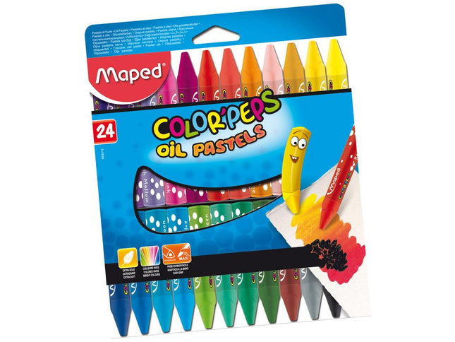Maped Color Peps Oil Pastels 24 colors