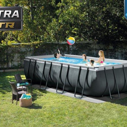 Intex Rectangular Swimming Pool 5.49x2.74x1.32m (with Sand Filter, Ladder, Cover)