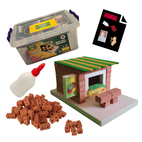 Rolz Falafel Shop Brick Construction Set