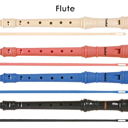 Foska Children Transparent Color GPPS Flute