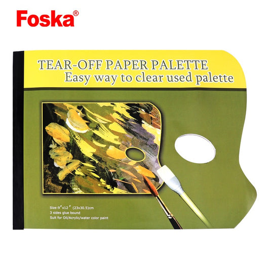 Foska-tear off paper palette-40 sheets