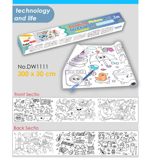 Foska Painting Paper Roll 300*30 Cm-Technology and life