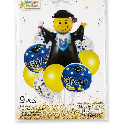 Graduation Balloons Set-9pc