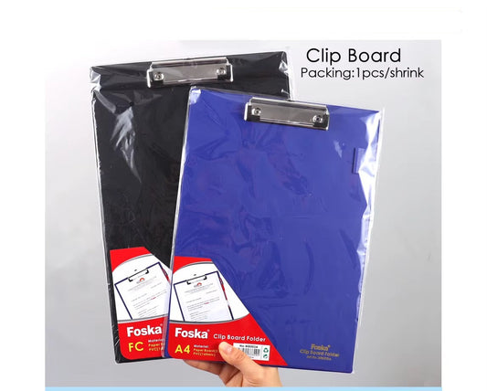 Foska  Clip paper Board A4