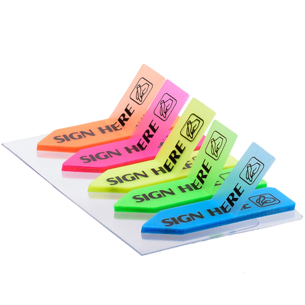 Holy Arrow Sticky Notes-Sign Here
