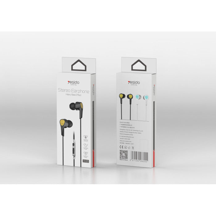 Yesido YH25 3.5mm in-ear Stereo Wired Earphone