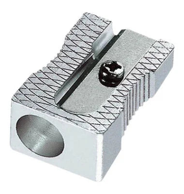 مبراة حديد,metal sharpener,قرطاسية ,المنيوم m+r