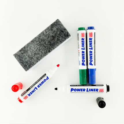 Mungyo Power Liner White Board Marker+ Eraser