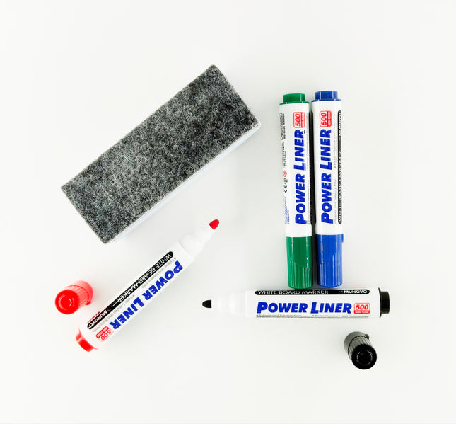 Mungyo Power Liner White Board Marker+ Eraser