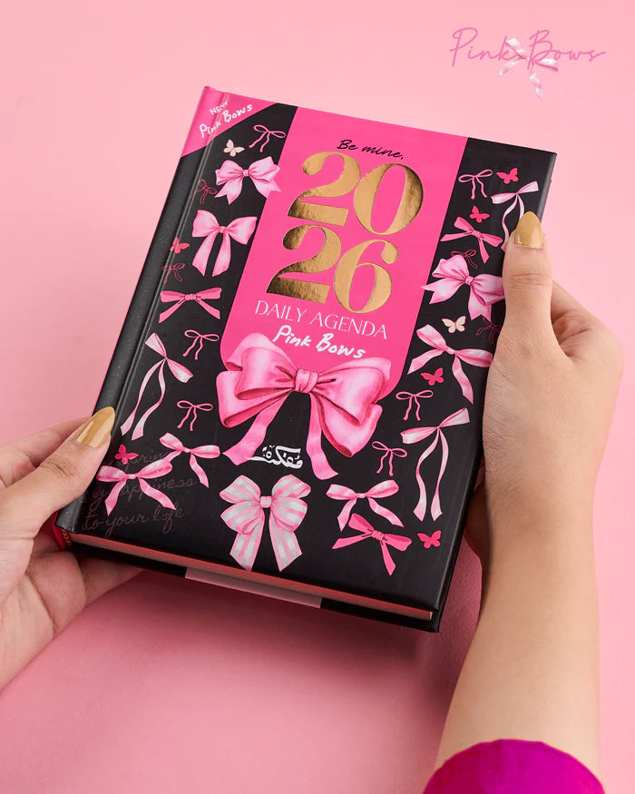Agenda Only 2026 - Pink Bows