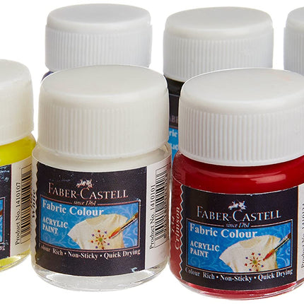 Faber Castell Fabric Color-Pack Of 6