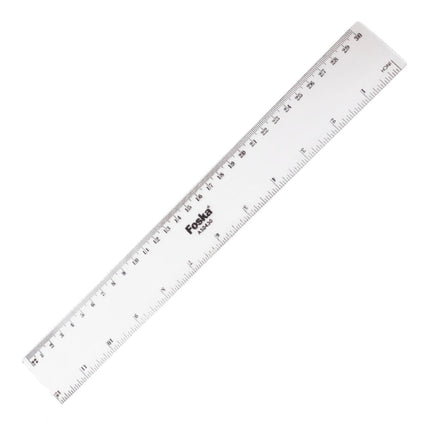 Foska Plastic Ruler 30 Cm-pack of 12