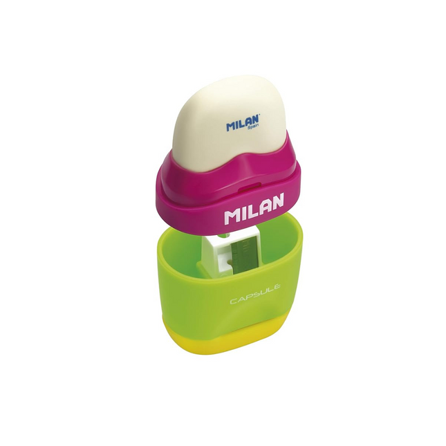 Milan Capsule Mix Sharpener-Eraser