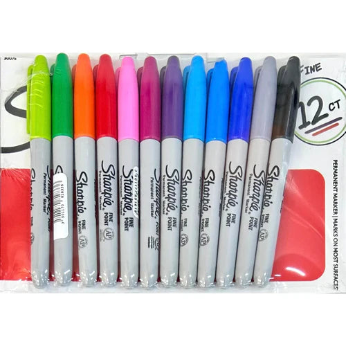 Sharpie Markers Fine Point-set of 12