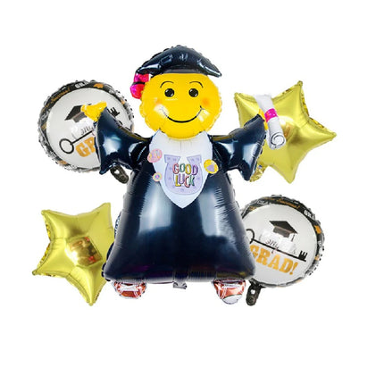 Graduation Balloons Set-5pc