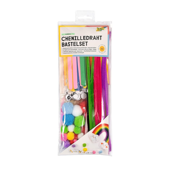 Folia Rainbow Chenille Wire Craft Set