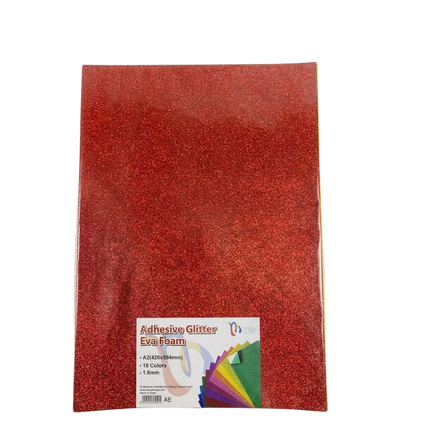 Mite Glitter Self Adhesive Eva Foam sheets