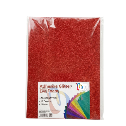 Mite Glitter Self Adhesive Eva Foam sheets