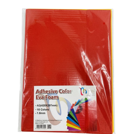 Mite Adhesive Color Craft EVA Foam Sheets