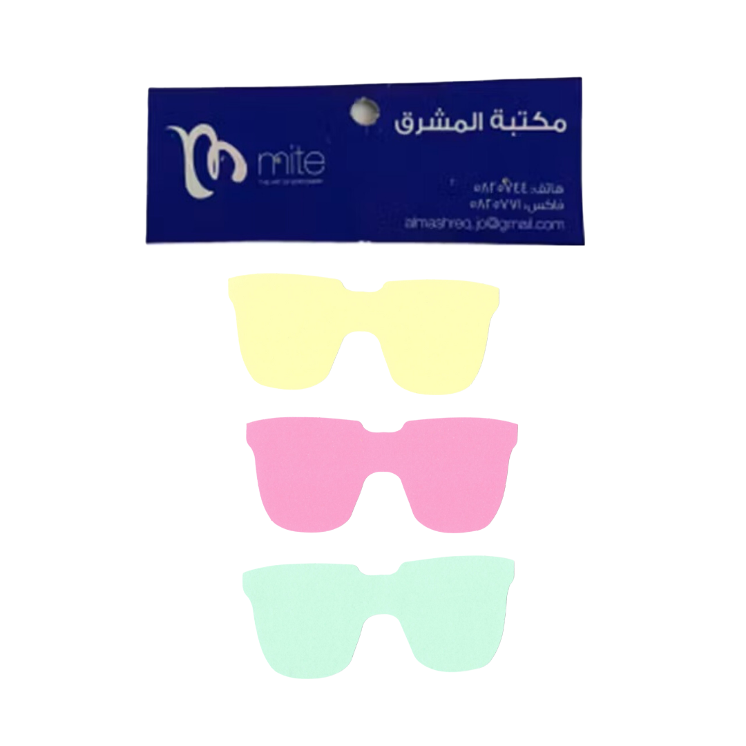 Mite Pastel Flashcard sunglasses Shape