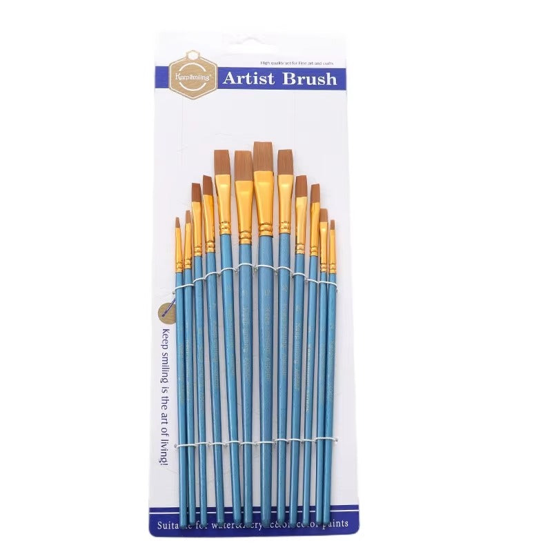 Keep Smiling Artist Brush #a6060F