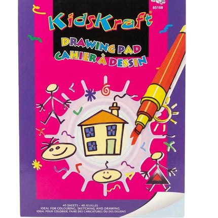 Drawing Pad colored paper