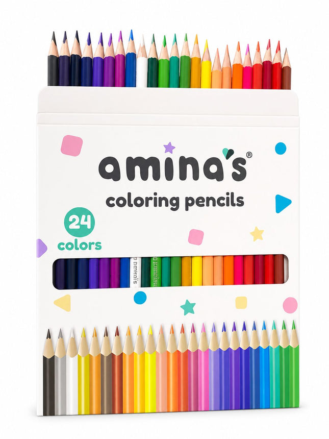 amina's coloring pencils 24 color