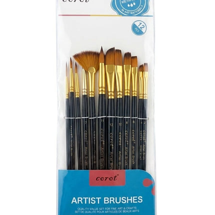 Corot Artist Brush Set -12pc