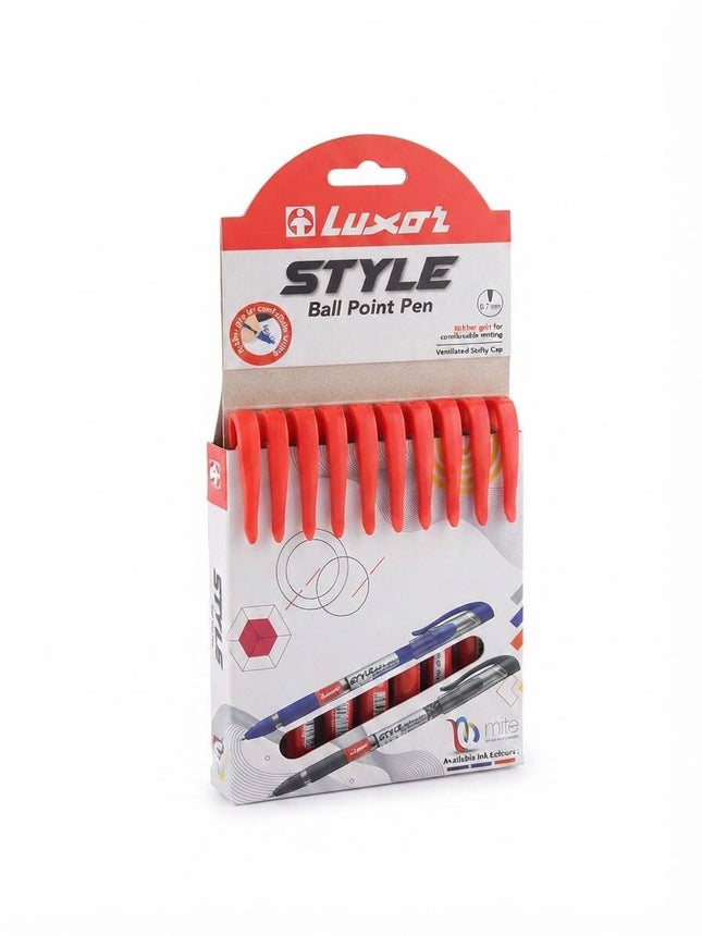 Mite Luxor Style ballpoint pen-Red 0.7 mm