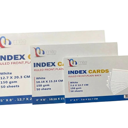 Mite Index Cards