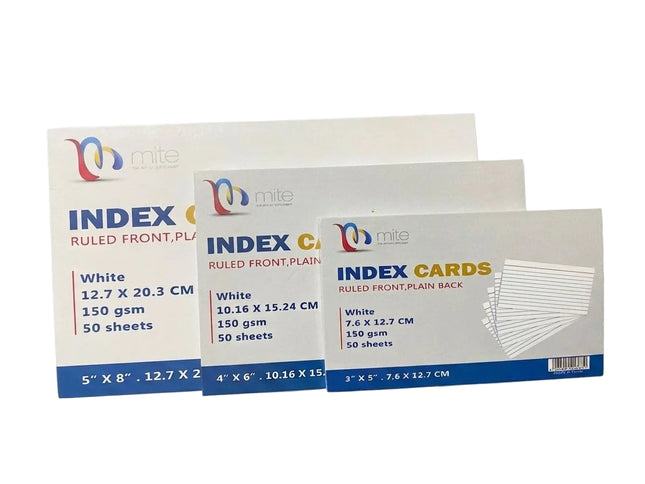Mite Index Cards