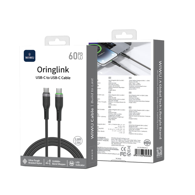 WiWU Wi-C069 USB-C To USB-C Cable For Type