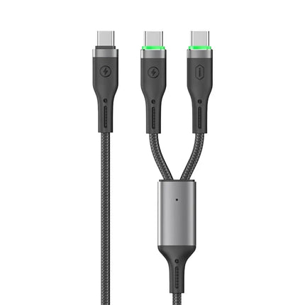 WiWU WI-C071 Cable For Type-C To Type-C+C Cable