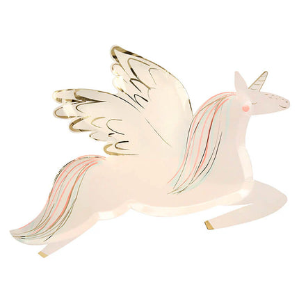 Meri Meri Winged Unicorn Plates