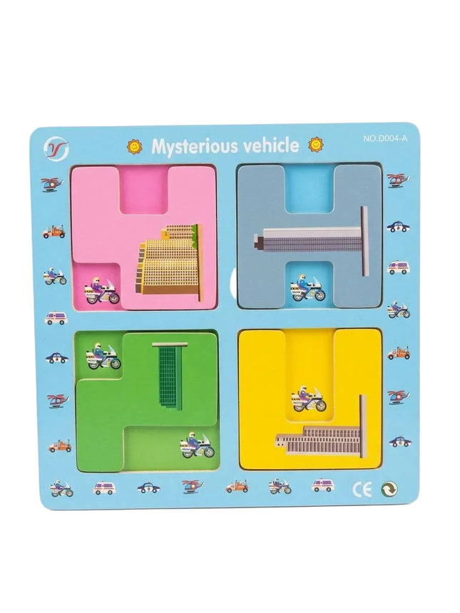 Wooden Hide and Seek Game