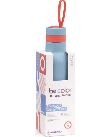 Osama Antibacterial Thermos Bottle  Light Blue-500ml