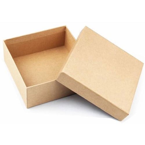 Brown Square Cardboard Gift Box