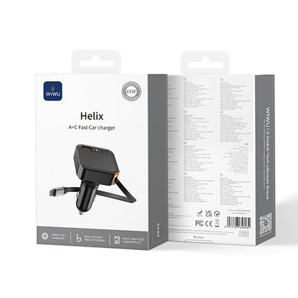 WiWU Helix 65W Triple Port Wi-CC033