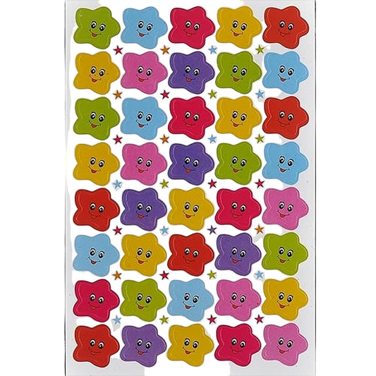 Smile Stars Decal Reward Sticker