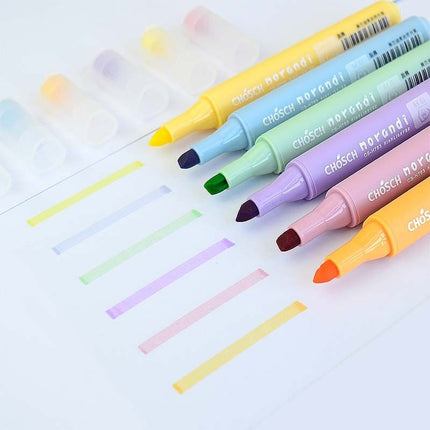 Chosch Highlighter Morandi set 6 Colors#CS-H763
