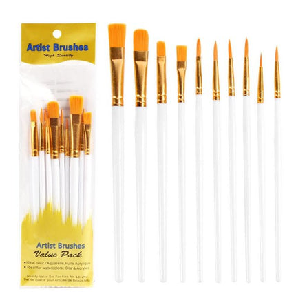 Artist Brush 10Pcs Set