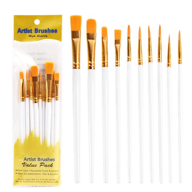 Artist Brush 10Pcs Set
