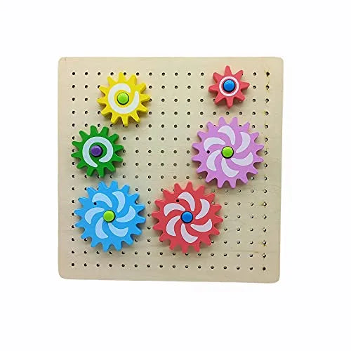 Rotating Gear Jigsaw Puzzle Wooden