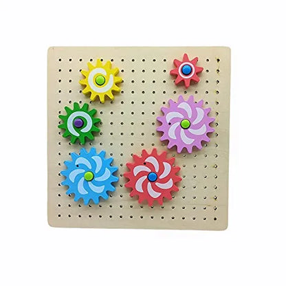Rotating Gear Jigsaw Puzzle Wooden