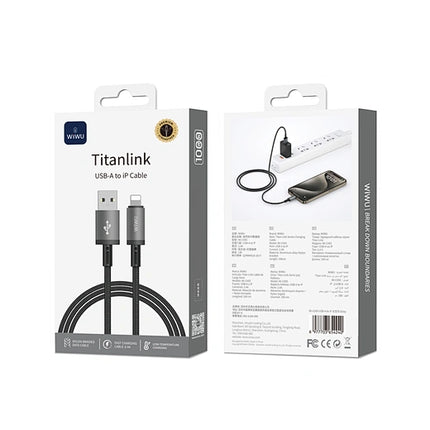 كابل شحن تايتانلينك WiWU Wi-C055 من USB إلى Lightning