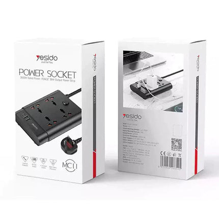 Yesido MC11 Power Socket 7 Ports 2650W