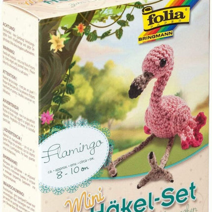 Folia Mini Crochet Set- Flamingo