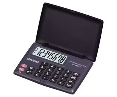 Casio Basic calculators Dual Leaf #LC-160LV-BK